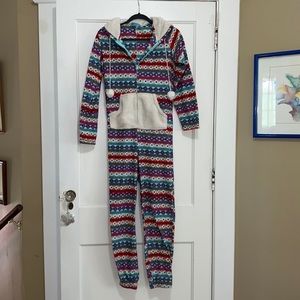 Multi-colored Hooded Onesie with Pockets! (Francesca’s 🪷)